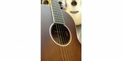 Coupon 🤩 Auden Emily Rose Tobacco Burst Cedar Fullbody 😀 -Cheap Guitar Store auden emily rose soundhole 1