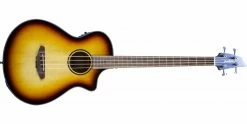 Cheap 👏 Breedlove Discovery S Concert Edgeburst Bass CE Sitka Spruce/African Mahogany 👍