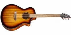 New ❤️ Breedlove Discovery S Concert Edgeburst CE African Mahogany 🎉 -Cheap Guitar Store breedlove discovery s concert edgeburst ce mahogany front angle copy