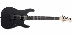 Deals 😀 Charvel Pro-Mod DK24 HH HT E Satin Black 🎉 -Cheap Guitar Store charvel pro mod dk24 hh ht e ebony fingerboard satin black front angle 2