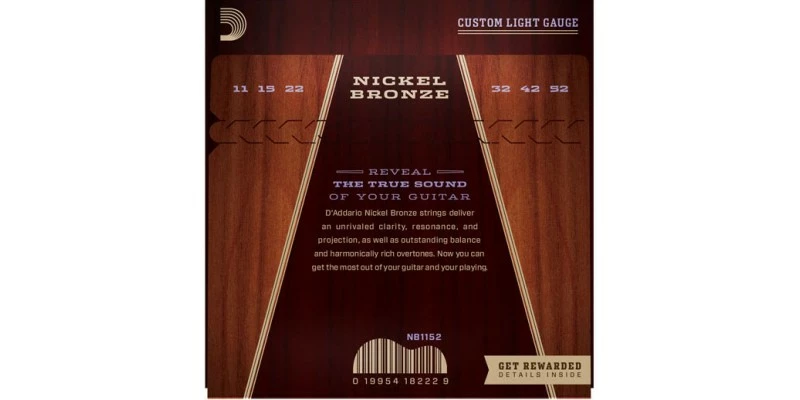 Wholesale 𧨠D'Addario Nickel Bronze Wound NB1152 Acoustic Strings 11-52 π 4 Wholesale 𧨠D'Addario Nickel Bronze Wound NB1152 Acoustic Strings 11-52 π - Image 2