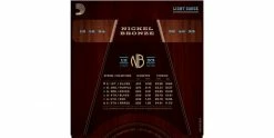 Cheapest 😉 D'Addario Nickel Bronze Wound NB1253 Acoustic Strings 12-53 🧨 -Cheap Guitar Store d addario nickel bronze wound nb1253 acoustic strings 12 53 pack inside