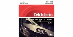 Best reviews of 🎉 D'Addario EJ61 5-String Banjo, Nickel, Medium, 10-23 ✨