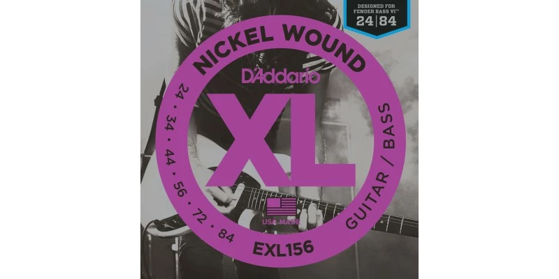 Outlet ⌛ D'Addario EXL156 Nickel Wound, Fender Bass VI, 24-84 Strings 😉 3 Outlet ⌛ D'Addario EXL156 Nickel Wound, Fender Bass VI, 24-84 Strings 😉