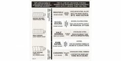 Outlet ⌛ D'Addario EXL156 Nickel Wound, Fender Bass VI, 24-84 Strings 😉 7 Outlet ⌛ D'Addario EXL156 Nickel Wound, Fender Bass VI, 24-84 Strings 😉 -Cheap Guitar Store d addario string guide