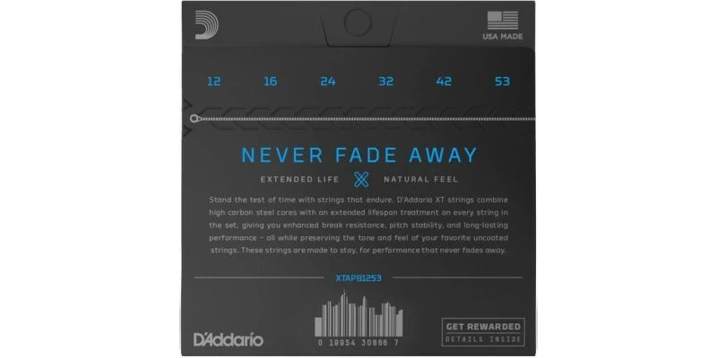 Discount π D'Addario XTAPB1253 XT Phosphor Bronze Acoustic Guitar Strings Light 12-53 π― 5 Discount π D'Addario XTAPB1253 XT Phosphor Bronze Acoustic Guitar Strings Light 12-53 π― - Image 3