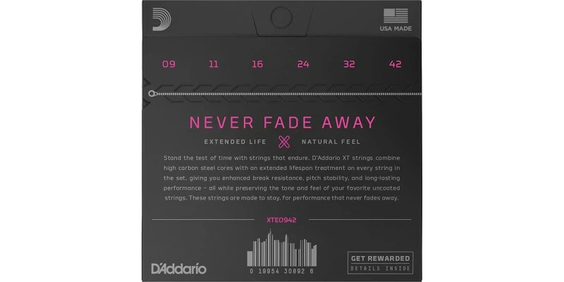 Promo ❤️ D'Addario XTE0942 XT Electric Nickel Plated Steel Super Light 9-42 🧨 4 Promo ❤️ D'Addario XTE0942 XT Electric Nickel Plated Steel Super Light 9-42 🧨 - Image 2