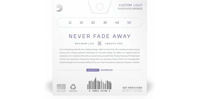 Wholesale ๐ D'Addario XSAPB1152 XS Phosphor Bronze Acoustic Guitar Strings Custom Light 11-52 ๐ฅฐ 5 Wholesale ๐ D'Addario XSAPB1152 XS Phosphor Bronze Acoustic Guitar Strings Custom Light 11-52 ๐ฅฐ - Image 3