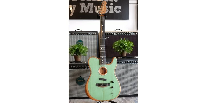 Best deal 🤩 Fender American Acoustasonic Telecaster Surf Green 🤩 4 Best deal 🤩 Fender American Acoustasonic Telecaster Surf Green 🤩 - Image 2