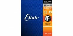 Best deal ✔️ Elixir Strings Elixir Electric Guitar Strings With NANOWEB 🧥 Coating 11-49 🎉