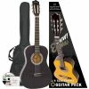 Cheapest 🎉 Encore 3/4 Size Classical Guitar Pack Black 🛒 -Cheap Guitar Store encore 34 size classical guitar pack black pack