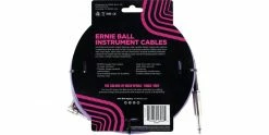 Cheapest 👍 Ernie Ball 25 Foot Braided Straight/Angle Instrument Cable Purple 👏 -Cheap Guitar Store ernie ball 25 foot braided straightangle instrument cable purple back