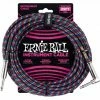 Top 10 👍 Ernie Ball 25 Foot Braided Straight/Angle Instrument Cable Red/Blue/White 👏
