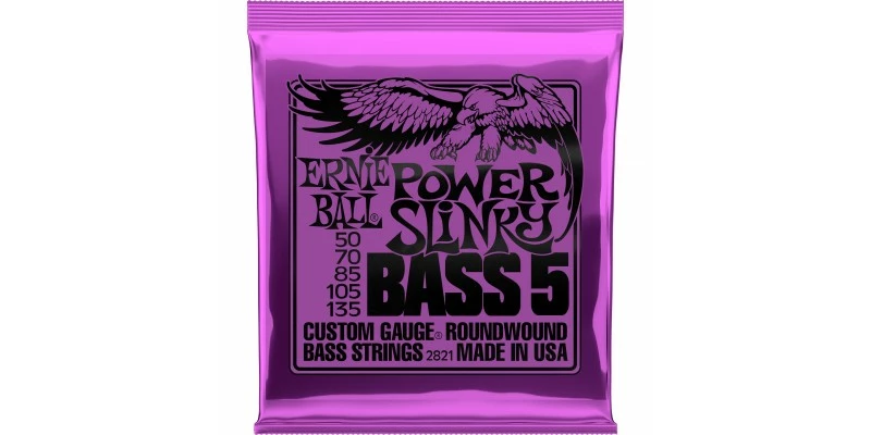 Outlet 🎁 Ernie Ball Power Slinky Nickel Wound 5-String Electric Bass Strings 50-135 🎁 3 Outlet 🎁 Ernie Ball Power Slinky Nickel Wound 5-String Electric Bass Strings 50-135 🎁