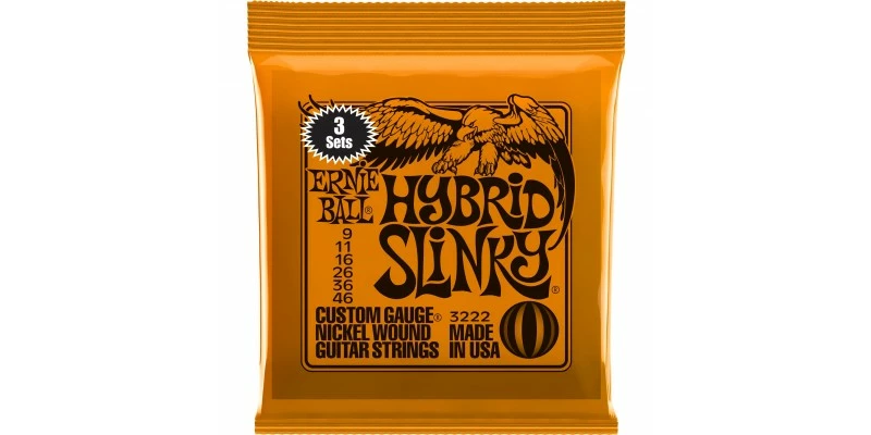 Best Sale π₯° Ernie Ball Hybrid Slinky Nickel Wound Electric Guitar Strings 9-46 Gauge 3 Pack π€© 3 Best Sale π₯° Ernie Ball Hybrid Slinky Nickel Wound Electric Guitar Strings 9-46 Gauge 3 Pack π€©