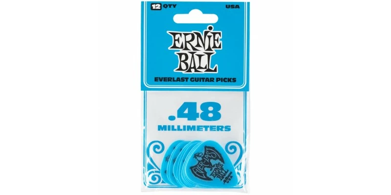 Best Sale 🎉 Ernie Ball Everlast Picks Blue .48mm Bag Of 12 💯 4 Best Sale 🎉 Ernie Ball Everlast Picks Blue .48mm Bag Of 12 💯 - Image 2