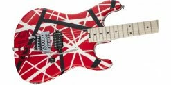 Wholesale 😉 EVH Striped Series 5150 Red, Black And White Stripes ✔️ -Cheap Guitar Store evh striped series 5150 body