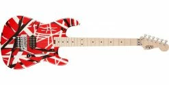 Budget ๐ฅ EVH Striped Series Red With Black Stripes ๐