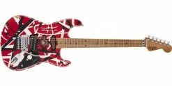 Top 10 ✔️ EVH Striped Series Frankie Electric Guitar Red/White/Black Relic 😀