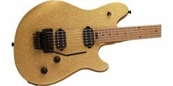 Outlet ✔️ EVH Wolfgang WG Standard Gold Sparkle 🎁 -Cheap Guitar Store evh wolfgang wg standard gold sparkle baked maple body angle