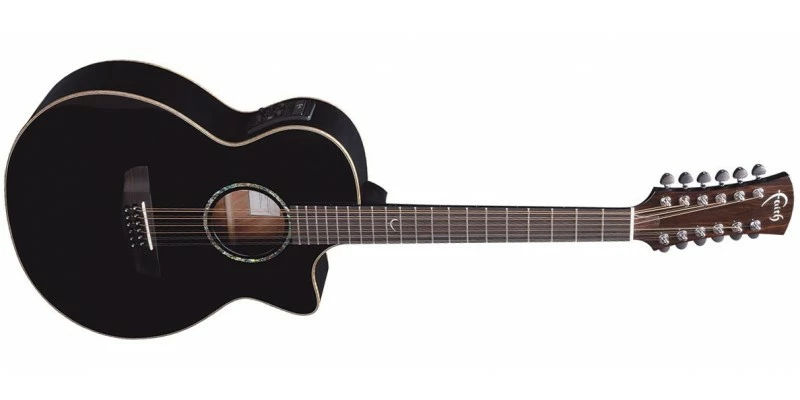Hot Sale 👏 Faith FECV12 Eclipse Venus 12 String Guitar Cutaway Electro Acoustic 👍