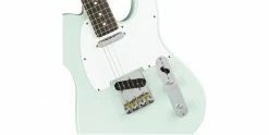 Cheapest 🧨 Fender American Performer Telecaster Satin Sonic Blue ❤️ -Cheap Guitar Store fender american performer telecaster satin sonic blue body detail