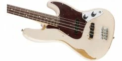 Coupon 🔥 Fender Flea Jazz Bass Roadworn Faded Shell Pink ⭐ -Cheap Guitar Store fender flea jazz bass roadworn faded shell pink upside down
