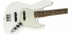 Brand new 🔔 Fender Player Jazz Bass Polar White Pau Ferro 🧨 -Cheap Guitar Store fender player jazz bass polar white pau ferro body angle