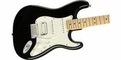 Promo 😀 Fender Player Stratocaster HSS Black Maple ⭐ -Cheap Guitar Store fender player stratocaster hss black maple body angle