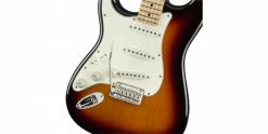 Wholesale 🔔 Fender Player Stratocaster Left-Handed 3-Colour Sunburst Maple ⭐ -Cheap Guitar Store fender player stratocaster left handed 3 colour sunburst maple body detail