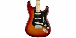 Budget 🧨 Fender Player Stratocaster Plus Top Aged Cherry Burst Maple 🛒 -Cheap Guitar Store fender player stratocaster plus top maple fingerboard aged cherry burst body