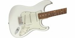 Best Pirce 😉 Fender Player Stratocaster Polar White Pau Ferro 😉 -Cheap Guitar Store fender player stratocaster polar white pau ferro body angle