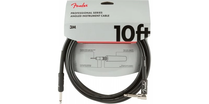 Deals 🔔 Fender Professional Series Instrument Cable 10 Foot Straight/Angle Black 🎉 3 Deals 🔔 Fender Professional Series Instrument Cable 10 Foot Straight/Angle Black 🎉