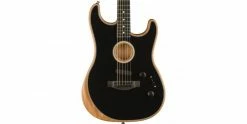 Flash Sale ✔️ Fender American Acoustasonic Stratocaster Black ⌛ -Cheap Guitar Store fender american acoustasonic stratocaster black body