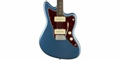 Budget 💯 Fender American Performer Jazzmaster Satin Lake Placid Blue 🥰 -Cheap Guitar Store fender american performer jazzmaster satin lake placid blue body
