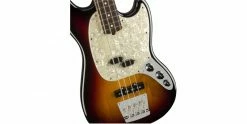 Promo 😍 Fender American Performer Mustang Bass 3-Colour Sunburst ⌛ -Cheap Guitar Store fender american performer mustang bass 3 colour sunburst body detail