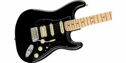 Best deal ⌛ Fender American Performer Stratocaster HSS Black 🥰 -Cheap Guitar Store fender american performer stratocaster hss black body angle