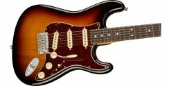 Promo ✨ Fender American Professional II Stratocaster 3-Colour Sunburst Rosewood 🔥 -Cheap Guitar Store fender american professional ii stratocaster 3 colour sunburst rosewood body angle