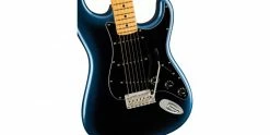 Discount 😍 Fender American Professional II Stratocaster Dark Night Maple ✔️ -Cheap Guitar Store fender american professional ii stratocaster dark night maple body detail