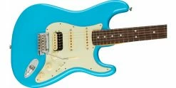 Coupon 🤩 Fender American Professional II Stratocaster HSS Miami Blue Rosewood 🌟 -Cheap Guitar Store fender american professional ii stratocaster hss miami blue body angle