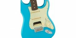 Coupon 🤩 Fender American Professional II Stratocaster HSS Miami Blue Rosewood 🌟 -Cheap Guitar Store fender american professional ii stratocaster hss miami blue body detail