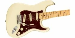 Cheapest 🔔 Fender American Professional II Stratocaster Olympic White Maple 🔔 -Cheap Guitar Store fender american professional ii stratocaster olympic white maple body angle