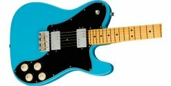 Discount 🎉 Fender American Professional II Telecaster Deluxe Miami Blue Maple 🛒 -Cheap Guitar Store fender american professional ii telecaster deluxe miami blue body angle