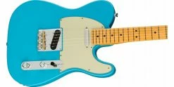 Outlet 🔥 Fender American Professional II Telecaster Miami Blue Maple 🔔 -Cheap Guitar Store fender american professional ii telecaster miami blue maple body angle