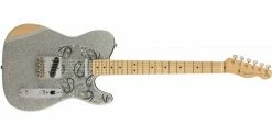 Hot Sale 🌟 Fender Brad Paisley Road Worn Telecaster Silver Sparkle ⭐