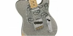 Hot Sale 🌟 Fender Brad Paisley Road Worn Telecaster Silver Sparkle ⭐ -Cheap Guitar Store fender brad paisley road worn telecaster silver sparkle body 1