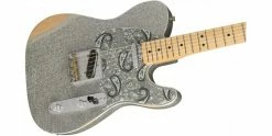 Hot Sale 🌟 Fender Brad Paisley Road Worn Telecaster Silver Sparkle ⭐ -Cheap Guitar Store fender brad paisley road worn telecaster silver sparkle body2 1