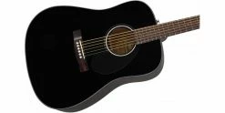 Hot Sale 🎁 Fender CD-60S Acoustic Guitar Black 🥰 -Cheap Guitar Store fender cd 60s black body angle