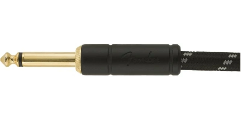 Best Sale 🎉 Fender Deluxe Series Instrument Cable 10 Foot Straight/Angle Black Tweed 🎉 5 Best Sale 🎉 Fender Deluxe Series Instrument Cable 10 Foot Straight/Angle Black Tweed 🎉 - Image 3