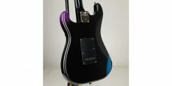 Best Pirce 😉 Fender Final Fantasy XIV Stratocaster 🤩 -Cheap Guitar Store fender final fantasy xiv stratocaster black body back angle